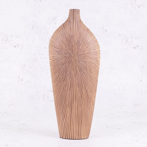 Vase, Lucat, Brown, H45.5cm